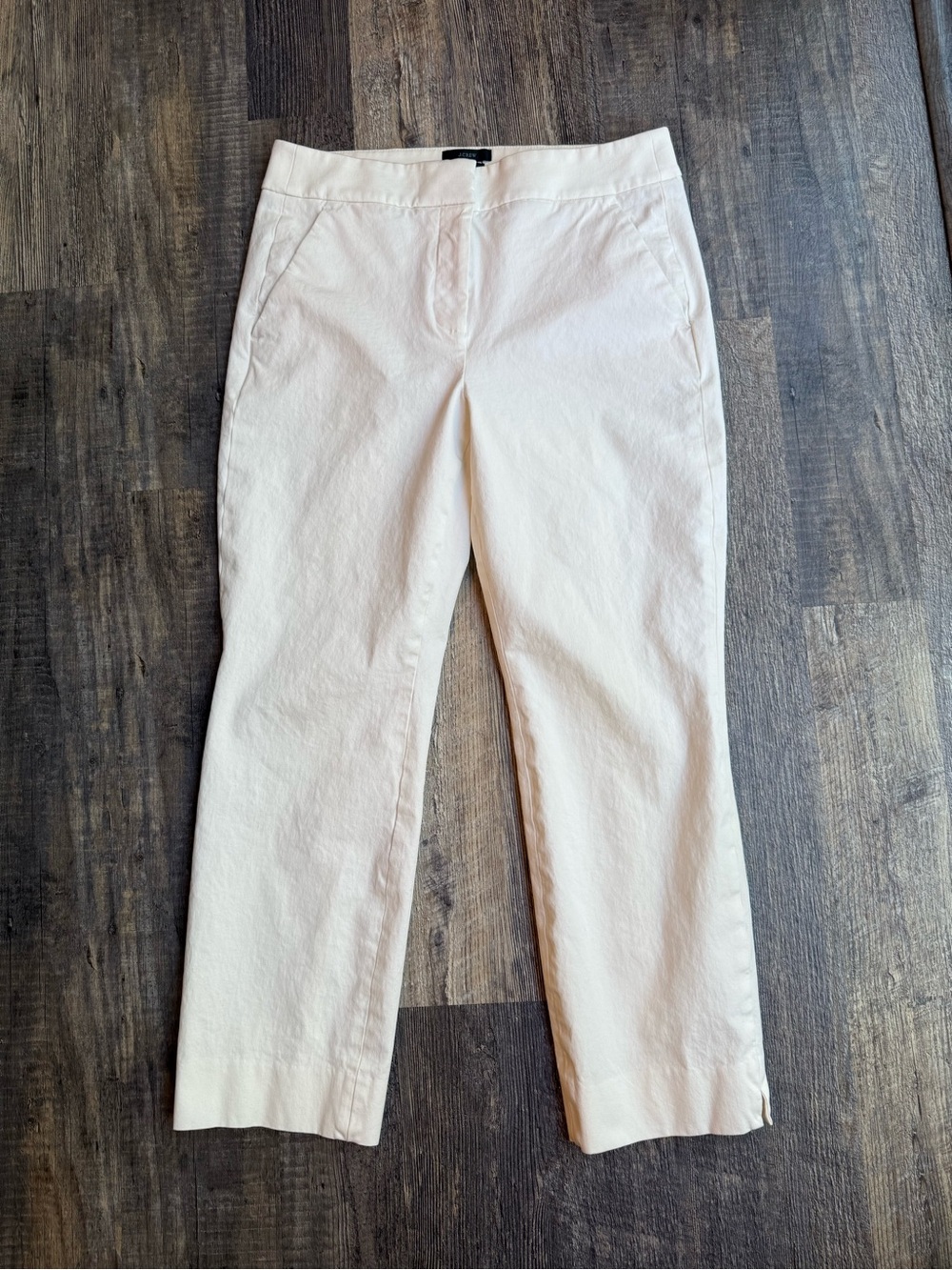 J. Crew Remi Straight Chinos - White